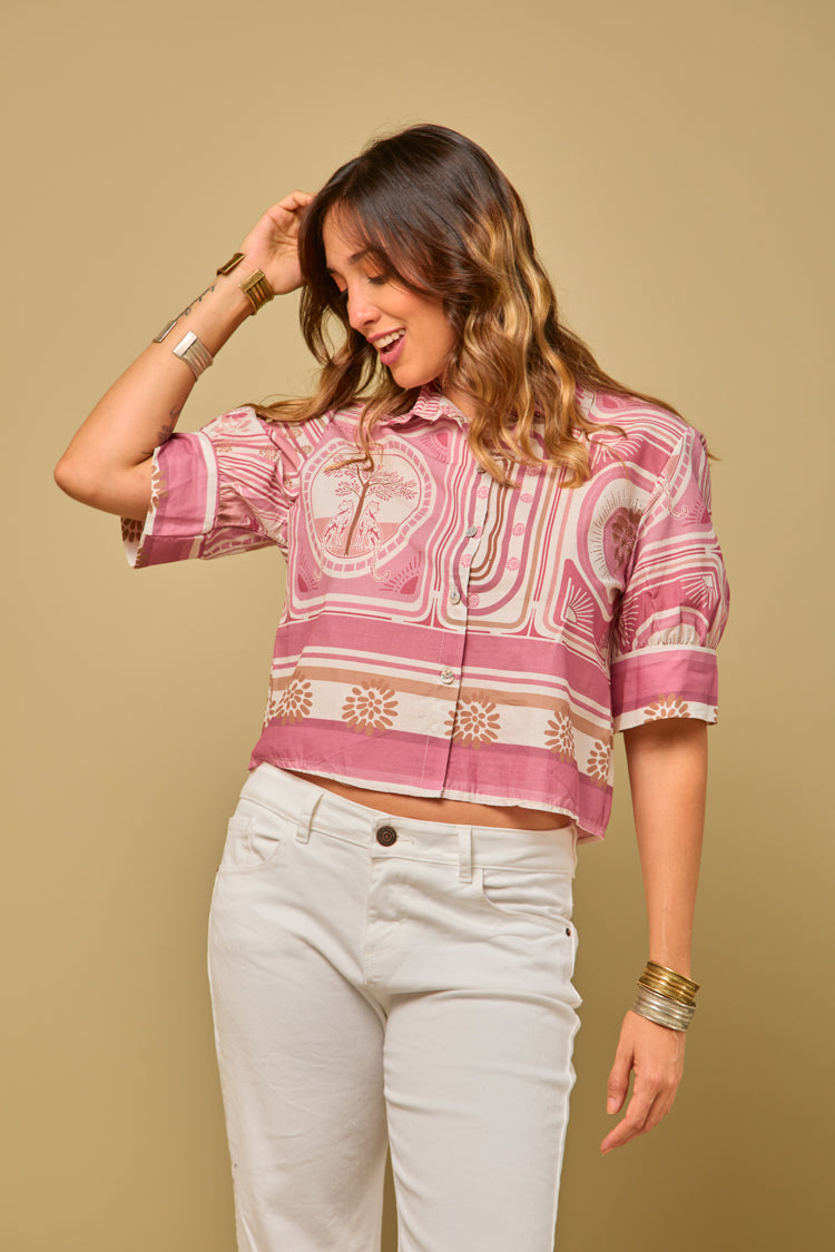 Camisa Selva Rosa