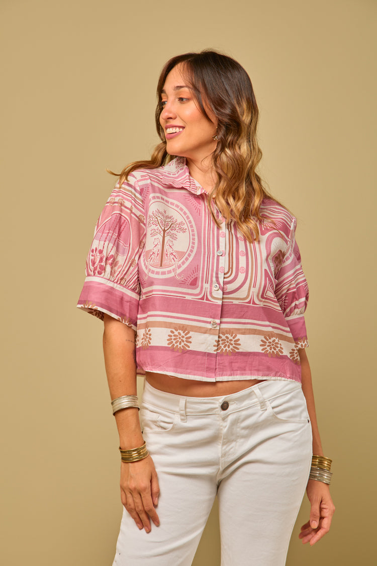 Camisa Selva Rosa